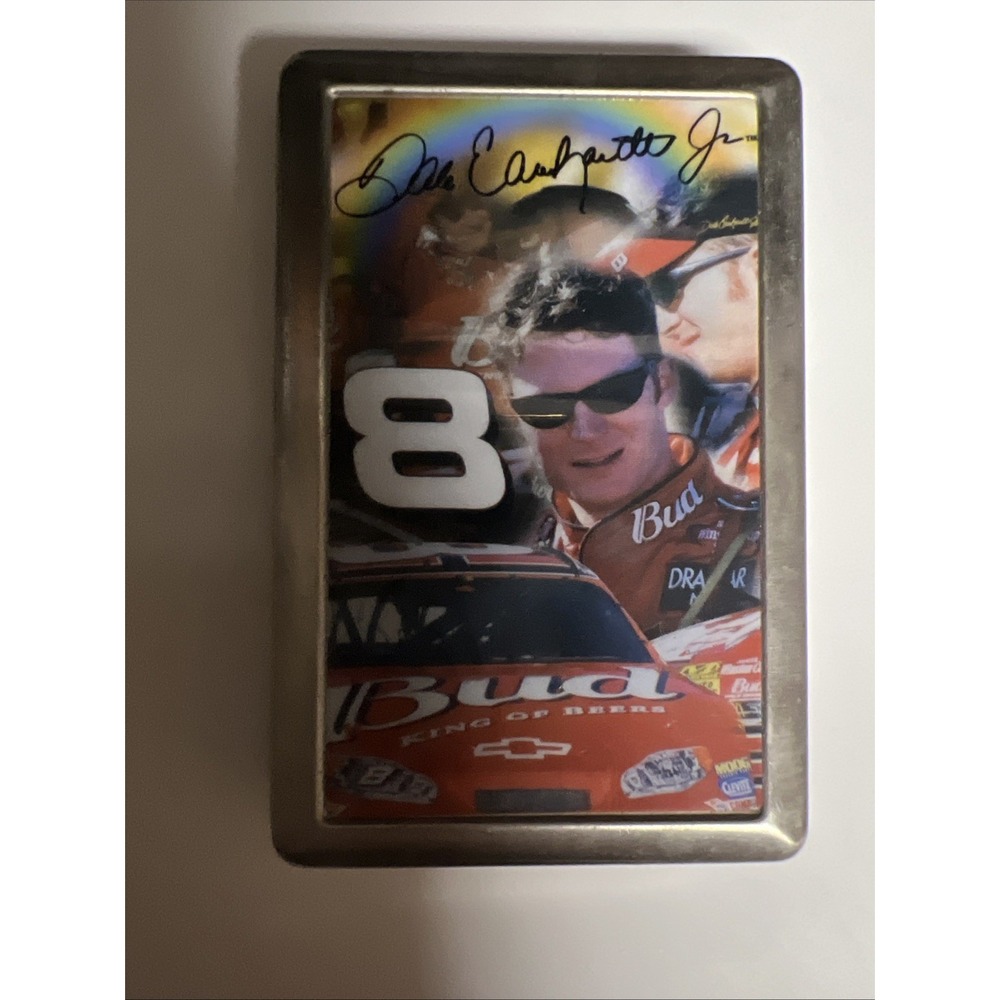 Dale Earnhardt jr cigarette case. Good condition.